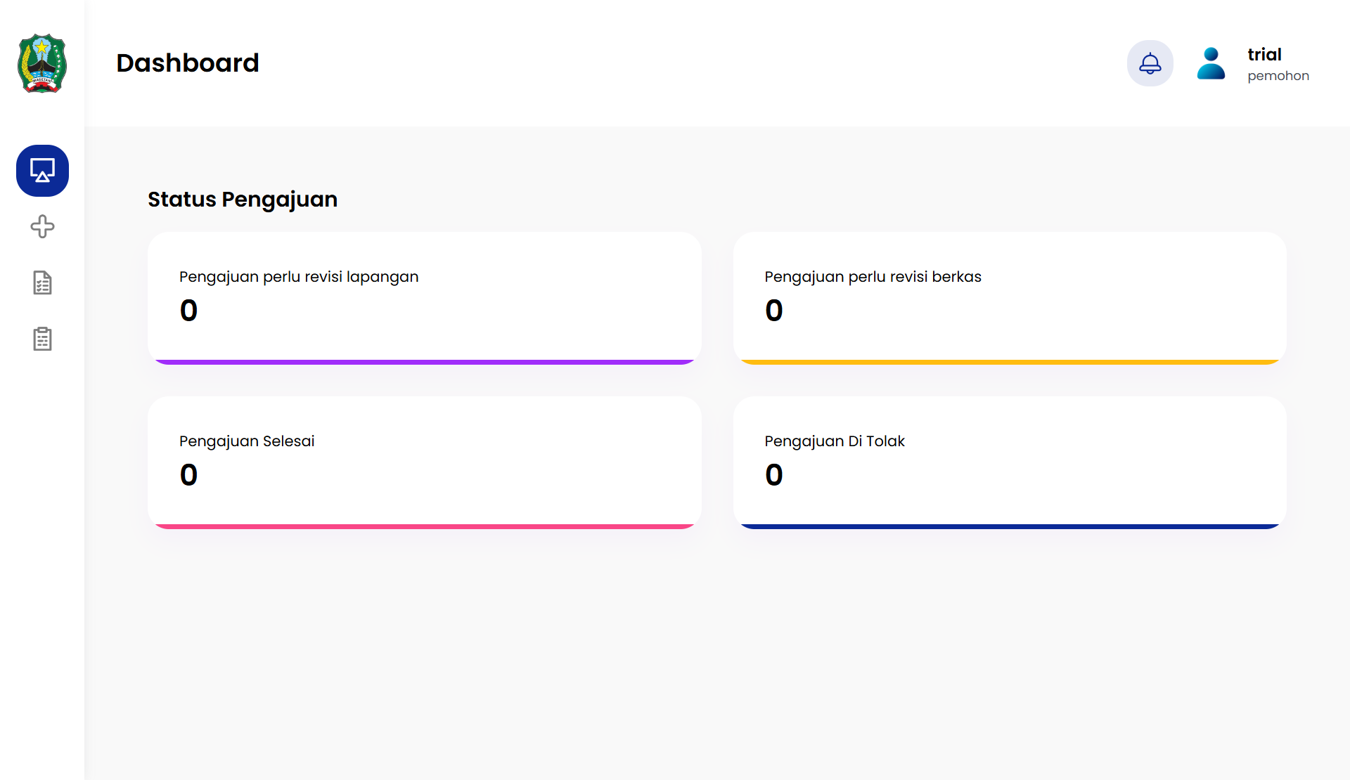 Dashboard Utama